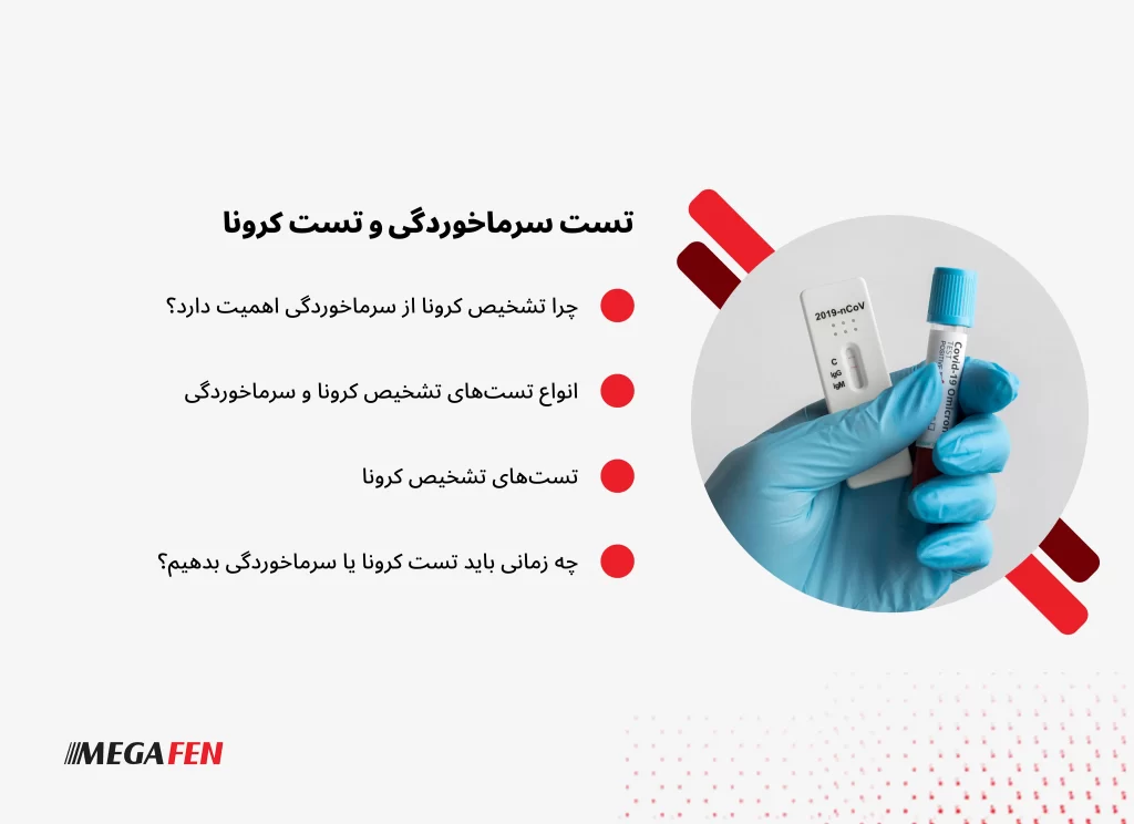 راهنمای کامل تشخیص و تست کرونا و سرماخوردگی و معرفی داروهای مناسب برای علائم سرماخوردگی بزرگسالان.